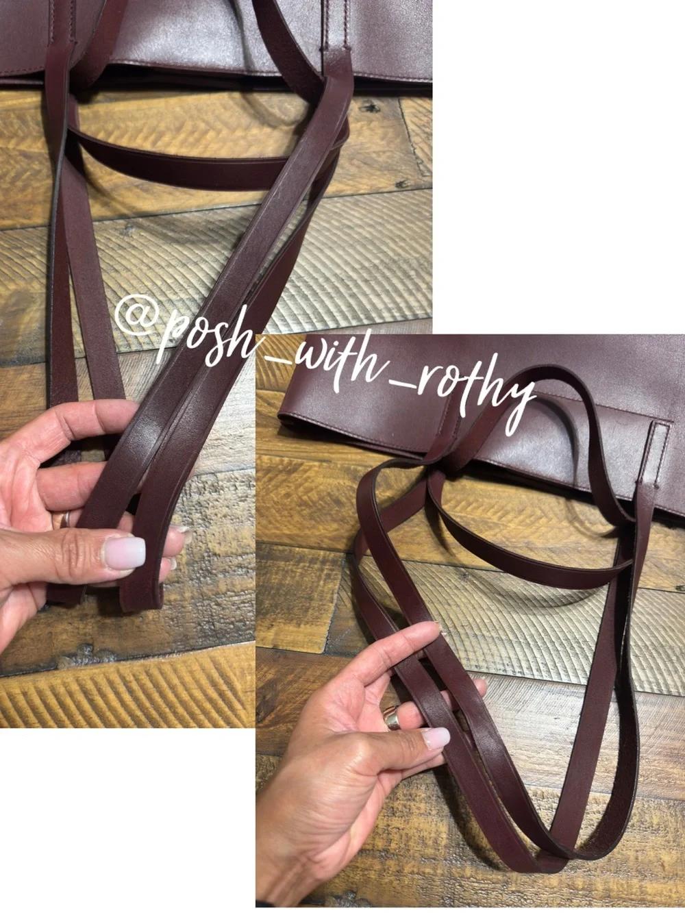 Madewell Medium Essentials Leather East/West Tote